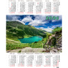 Kalendarz jednoplanszowy P1 MORSKIE OKO BESKIDY