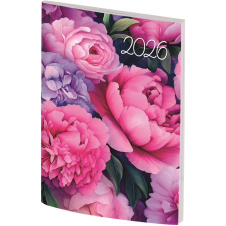 Kalendarz kieszonkowy A7 oprawa PCV bezbarwny 2026 A7040B-MIX Wokół Nas