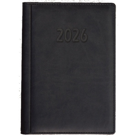 Terminarz A5 dzienny, okładka skóropodobna - tłoczone szycie K6 BESKIDY