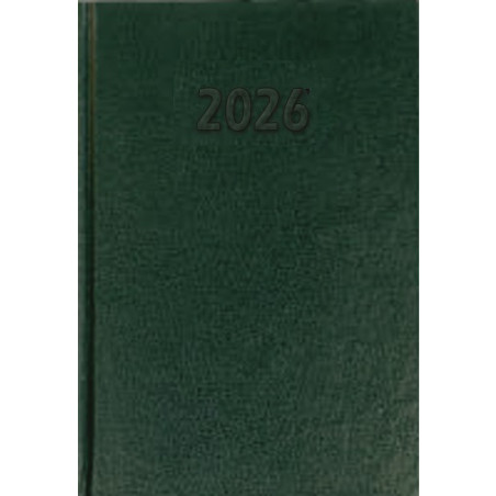 Terminarz A5 dzienny K1 zielony oprawa twarda BESKIDY