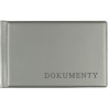 Okładka na dokumet.małe silver BIURFOL KOD-02-01