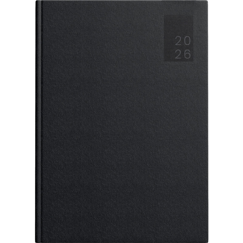 Kalendarz A5 dzienny czarny BASIC 2026r 400204119 TOP 2000