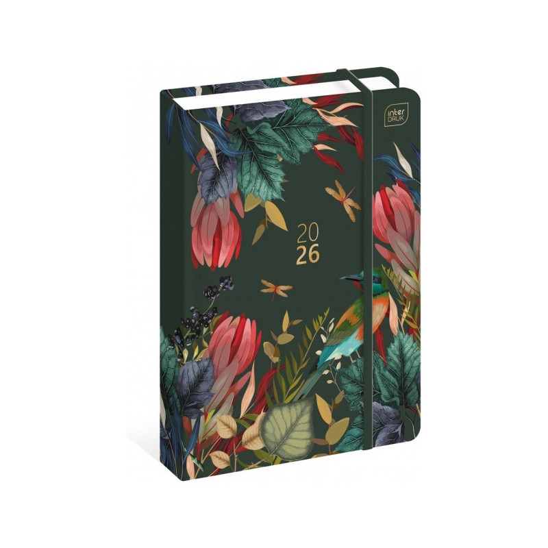 Kalendarz książkowy 2026 A5 384 Metallic Savage INTERDRUK