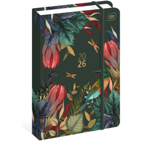 Kalendarz książkowy 2026 A5 384 Metallic Savage INTERDRUK