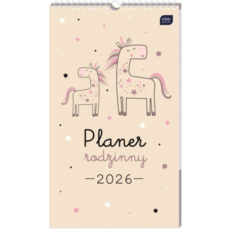 Kalendarz planer rodzinny 2026 25x43 Piccolo INTERDRUK