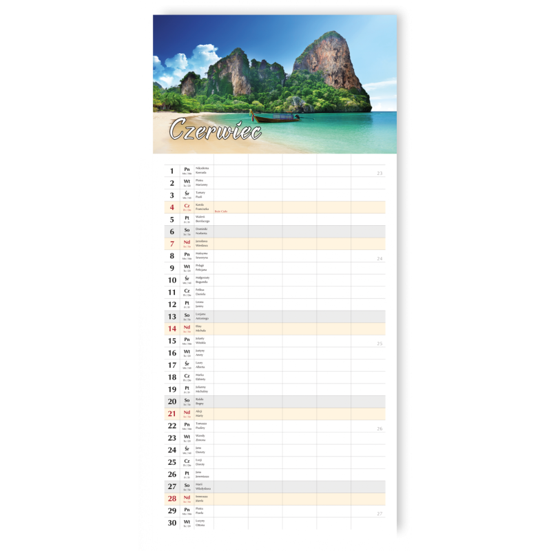 Kalendarz planer miesięczny 2026 Michalczyk i Prokop T-109-01