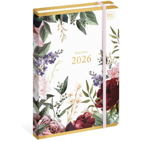 Kalendarz książkowy 2026 A5 192 Metallic Savage INTERDRUK