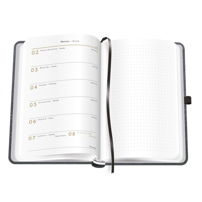 Kalendarz książkowy 2026 A5 192 Metallic Savage INTERDRUK