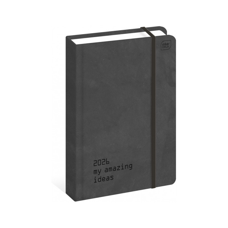 Kalendarz książkowy 2026 A5 384 Mat+UV Ideas INTERDRUK