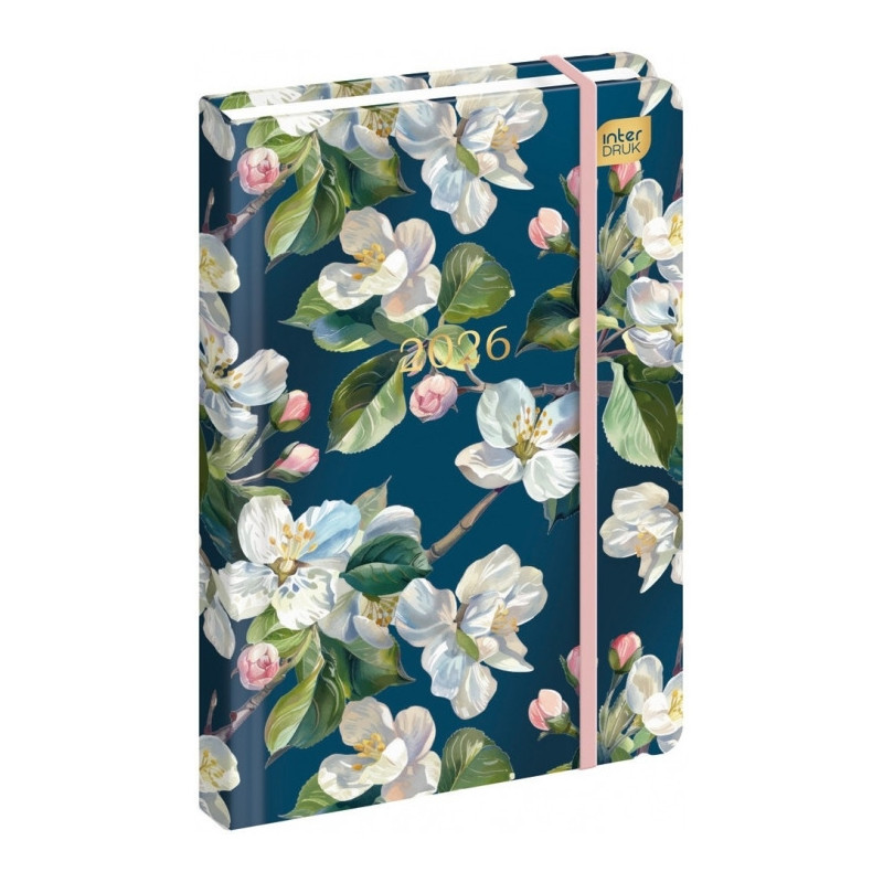 Kalendarz książkowy A6 192 Metallic Spring INTERDRUK