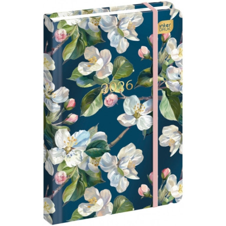 Kalendarz książkowy A6 192 Metallic Spring INTERDRUK