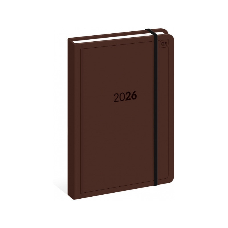 Kalendarz książkowy B5 192 Mat+UV Simple INTERDRUK