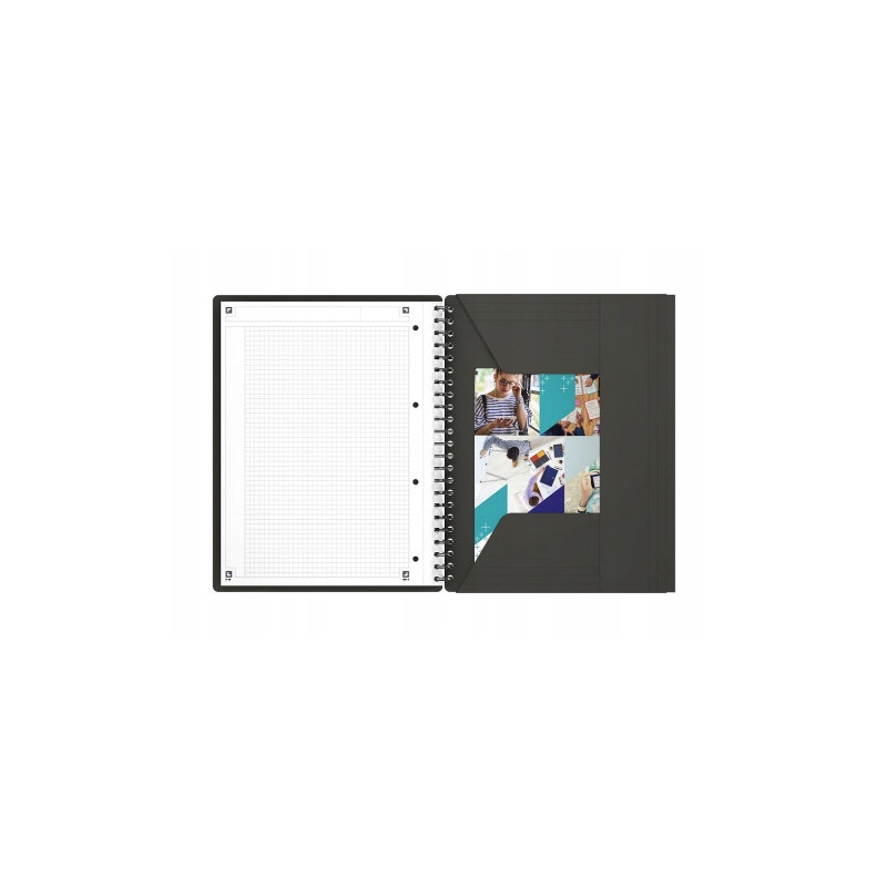 Kołonotatnik A4+ 80k kratka OXFORD Meetingbook International 100100362