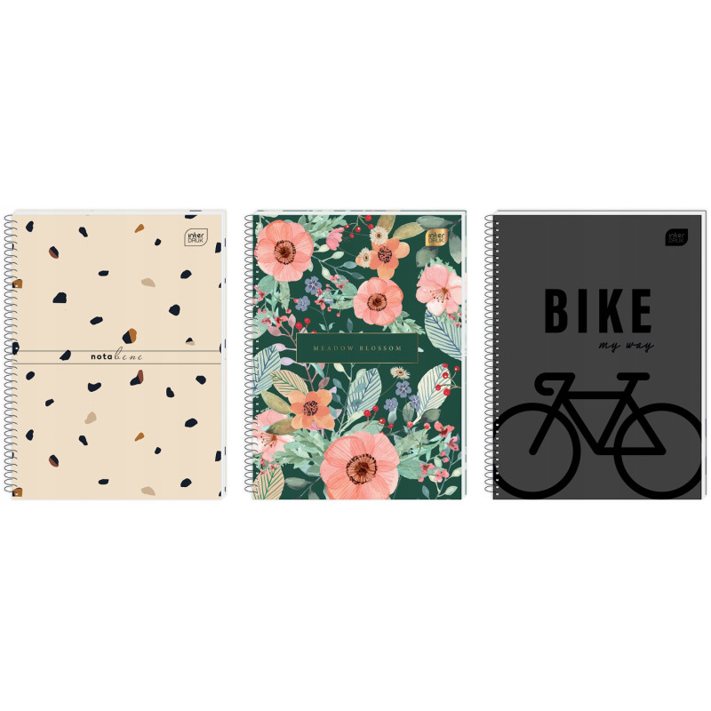 Kołonotatnik A4 100linia miękka oprawa 4 dziurki z perforacją INTERDRUK