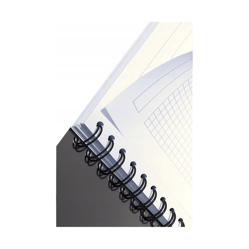 Kołonotatnik OFFICE PP A5 kratka czerwony 44980025 LEITZ