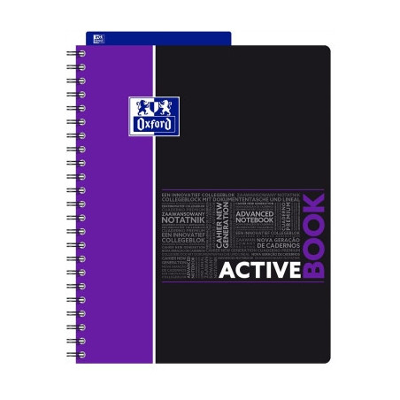 Kołozeszyt A4 80k kratka ACTIVEBOOK mix kolor STUDENT 400019520 OXFORD
