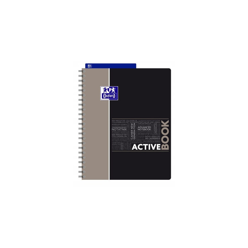 Kołozeszyt A4 80k kratka ACTIVEBOOK mix kolor STUDENT 400019520 OXFORD