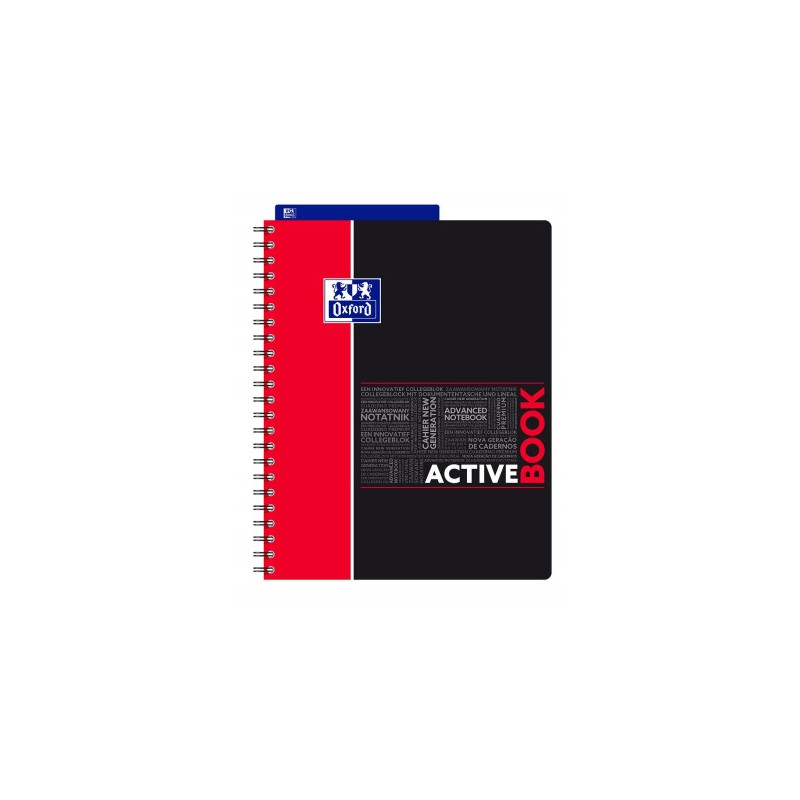Kołozeszyt A4 80k kratka ACTIVEBOOK mix kolor STUDENT 400019520 OXFORD