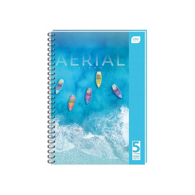 Kołozeszyt A4 100k kolorowe registry INTERDRUK