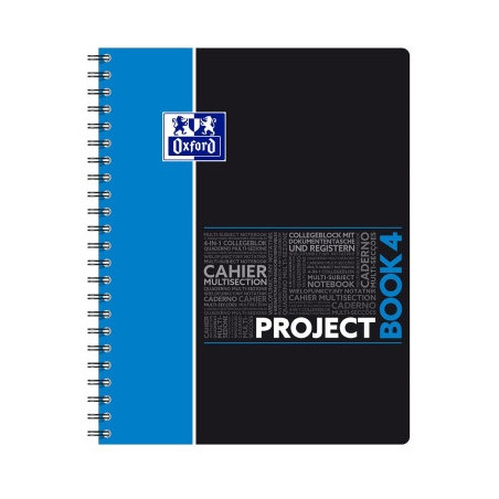 Kołozeszyt A4 80k kratka PROJECTBOOK mix kolor 400037432 OXFORD