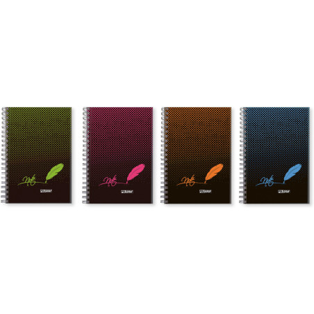 Kołonotatnik A5 80k kratka 90g. NOTE twarda oprawa POLIGRAF