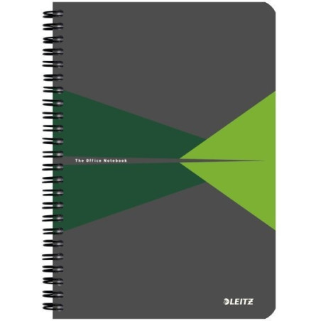 Kołonotatnik LEITZ Office A5 w linie z ok.kar zielony 44590055