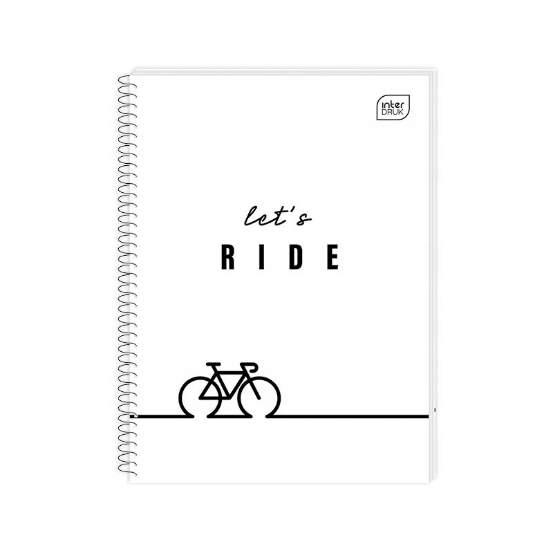 Kołonotatnik A5 160k kratka miękka oprawa INTERDRUK