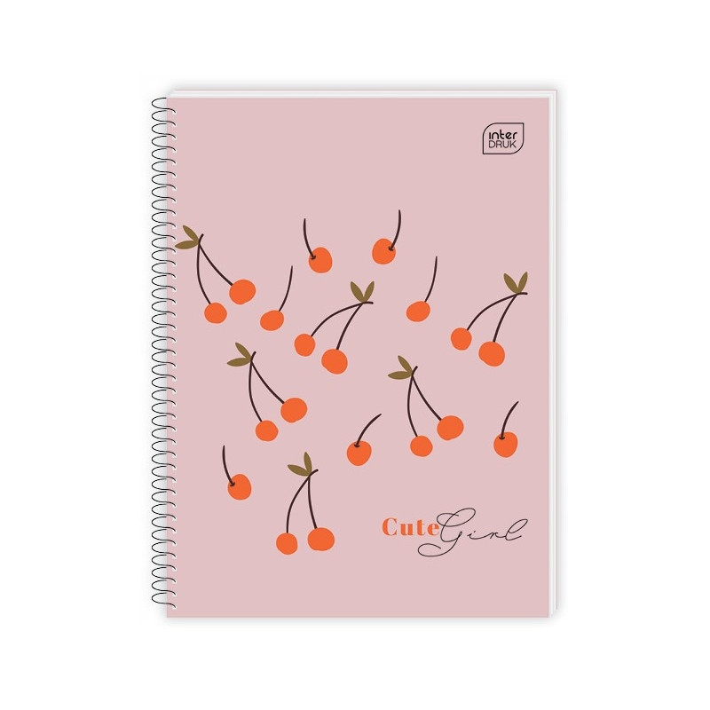 Kołonotatnik A5 50k kratka miękka oprawa INTERDRUK