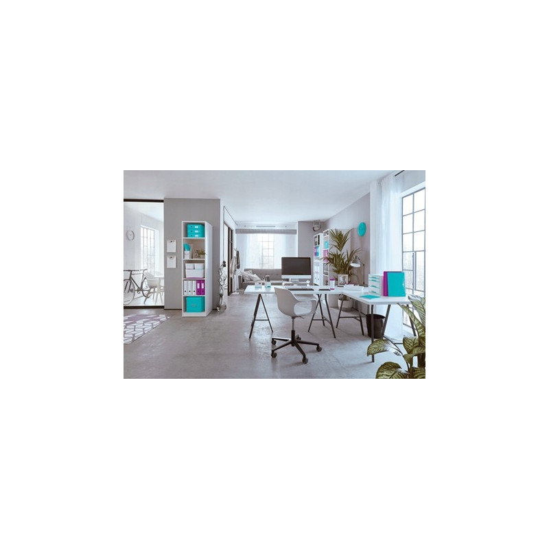 Kołonotatnik LEITZ WOW A5 80k PP kratka fioletowy 46410062