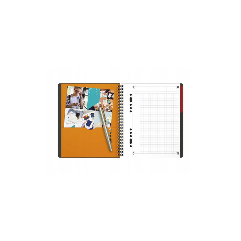 Kołonotatnik A5 80k kratka PP OXFORD Activebook International 100102880