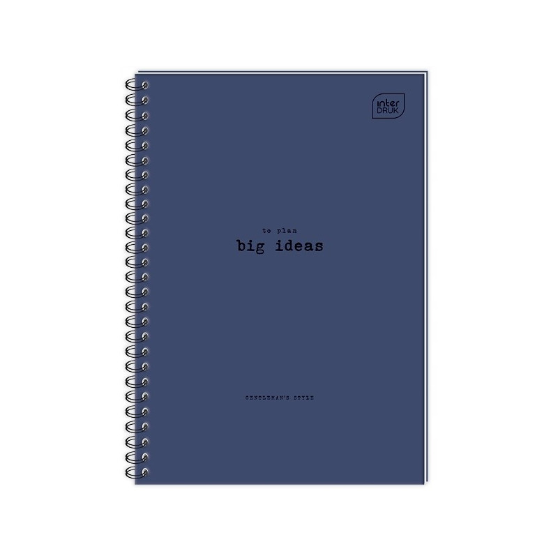 Kołobrulion B5 160k kratka z kolorowymi marginesami INTERDRUK