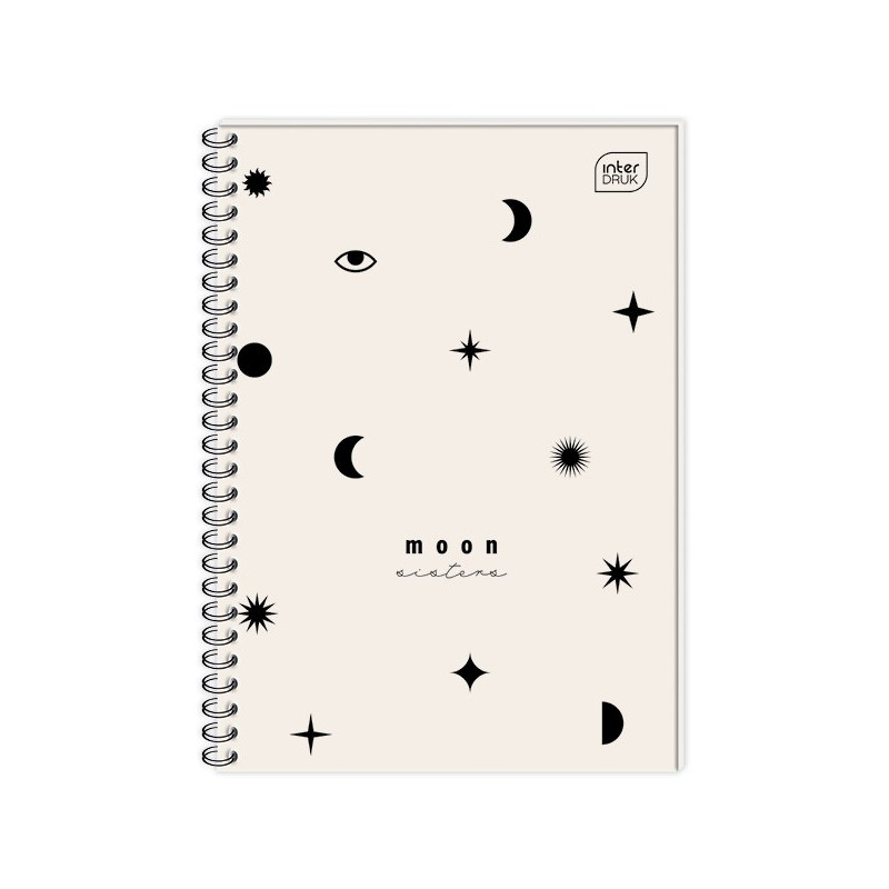 Kołobrulion B5 160k kratka z kolorowymi marginesami INTERDRUK