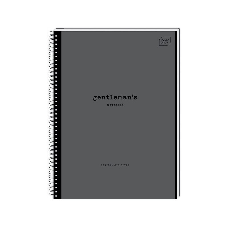 Kołonotatnik A4 100k kratka miękka oprawa INTERDRUK