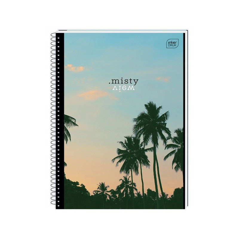 Kołonotatnik A4 100k kratka miękka oprawa INTERDRUK