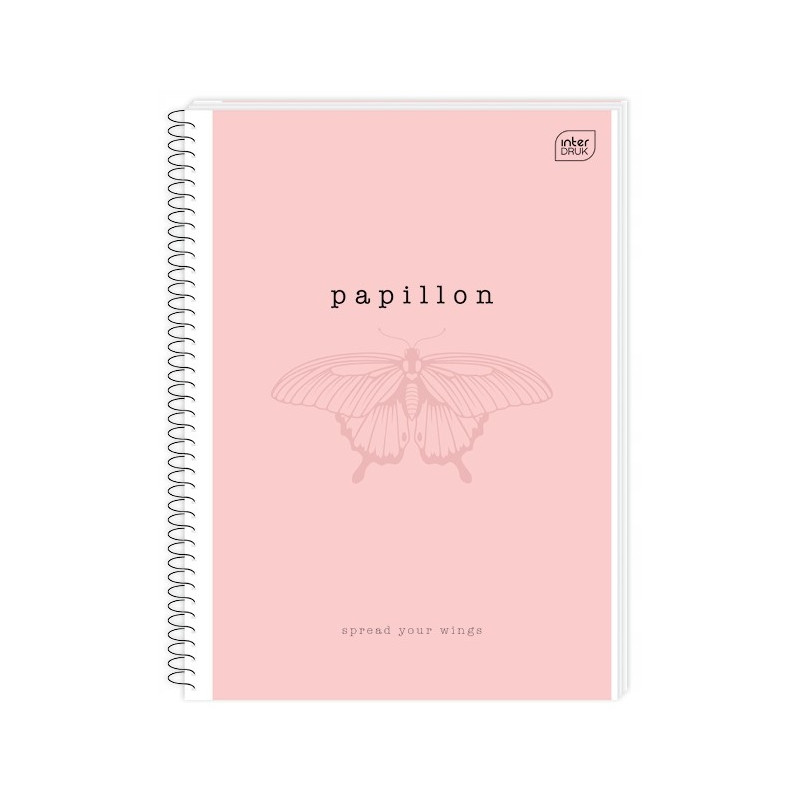 Kołonotatnik A4 100k kratka miękka oprawa INTERDRUK