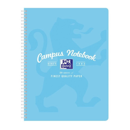 Kołozeszyt A4+ 80k kratka CAMPUS pastel 400160106 OXFORD