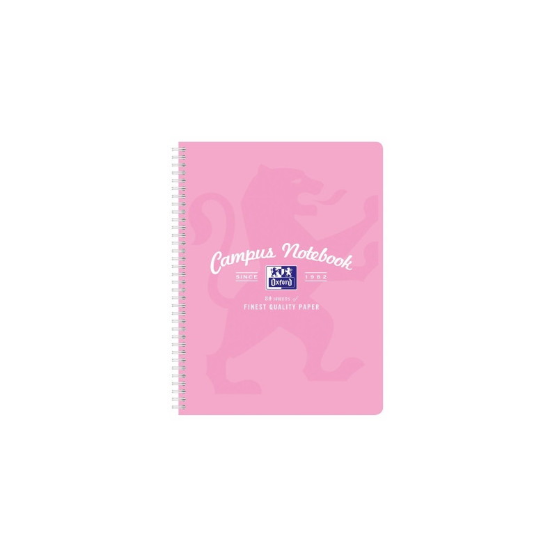 Kołozeszyt A4+ 80k kratka CAMPUS pastel 400160106 OXFORD