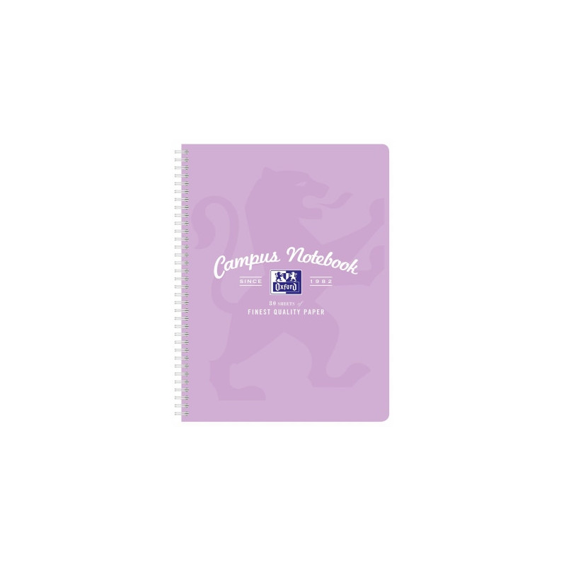 Kołozeszyt A4+ 80k kratka CAMPUS pastel 400160106 OXFORD