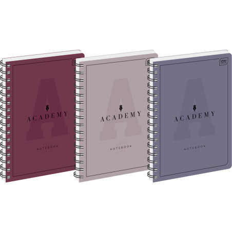 Kołozeszyt A5 100k kratka 90g ACADEMY