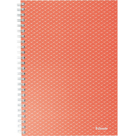 Kołonotatnik Colour`Breeze A5 w kratkę koralowy 628468 ESSELTE