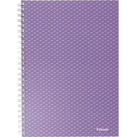 Kołonotatnik Colour`Breeze A5 w kratkę lawendowy 628469 ESSELTE