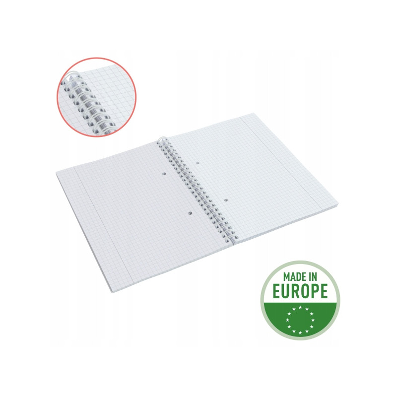 Kołonotatnik Colour`Breeze A5 w kratkę lawendowy 628469 ESSELTE