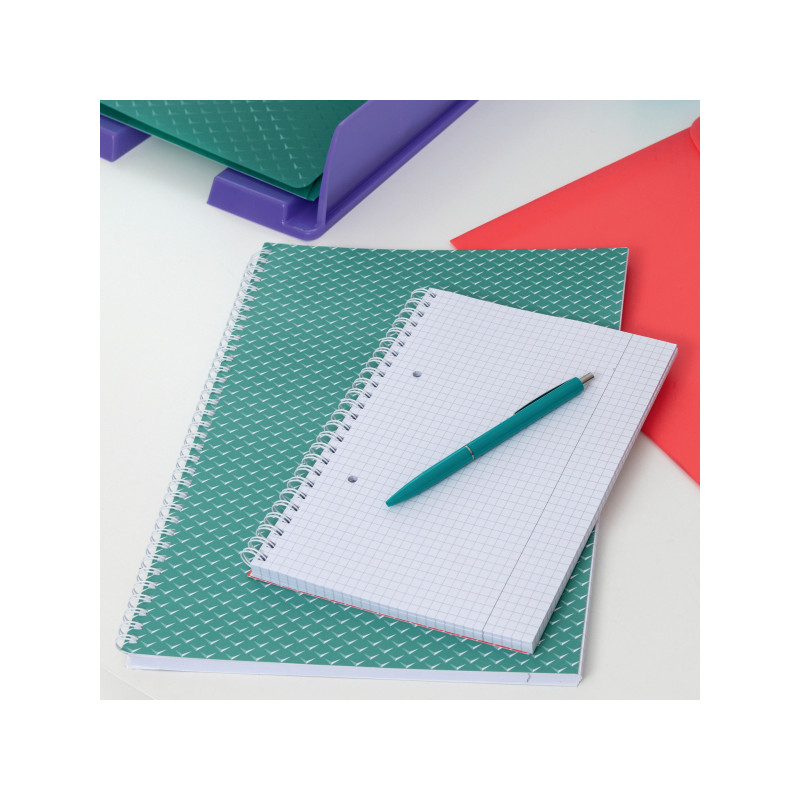 Kołonotatnik Colour`Breeze A4 w kratkę koralowy 628478 ESSELTE