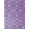 Kołonotatnik Colour`Breeze A4 w kratkę lawendowy 628479 ESSELTE