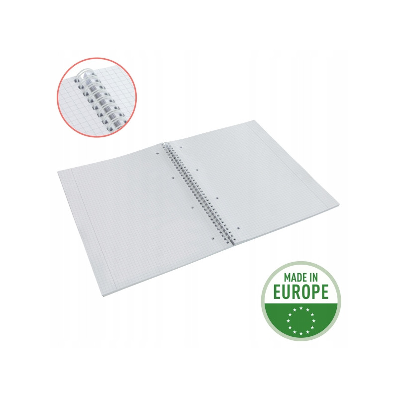 Kołonotatnik Colour`Breeze A4 w kratkę lawendowy 628479 ESSELTE