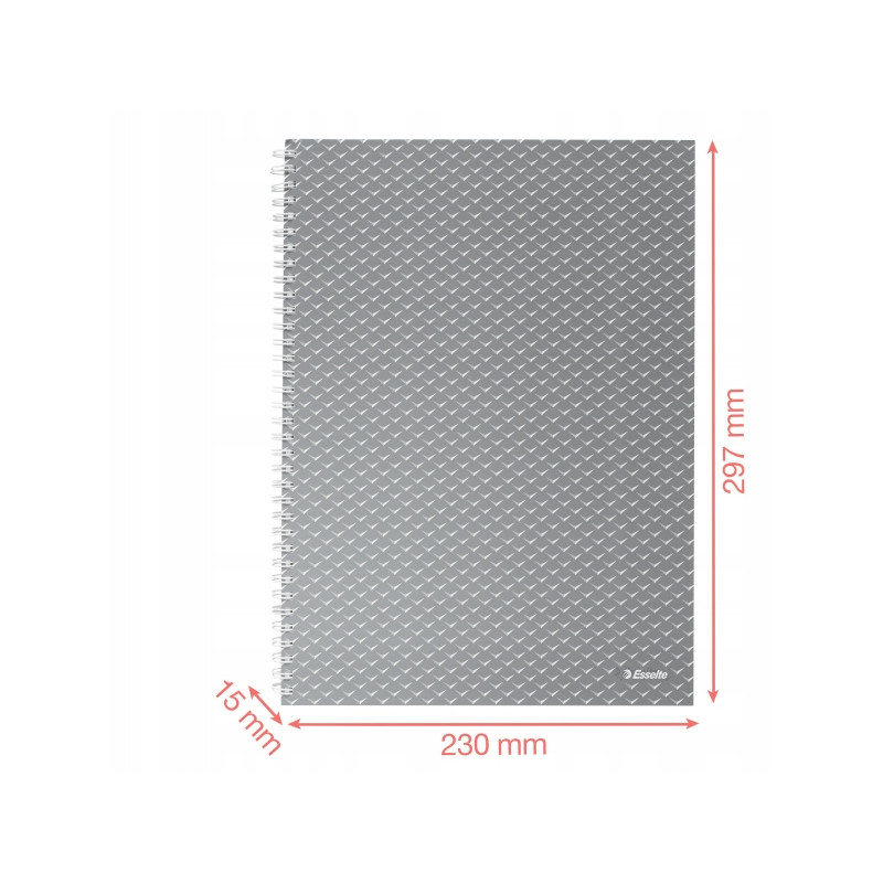 Kołonotatnik Colour`Breeze A4 w kratkę lawendowy 628479 ESSELTE