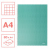 Kołonotatnik Colour`Breeze A4 w kratkę zielony 628477 ESSELTE