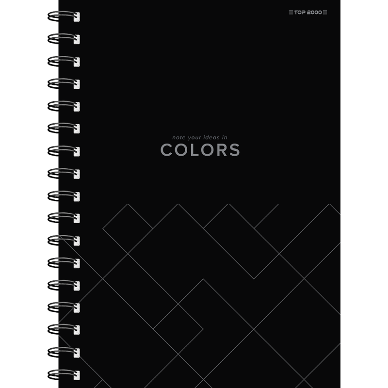 Kołozeszyt A6 80k kratka COLORS 400169231 TOP 2000