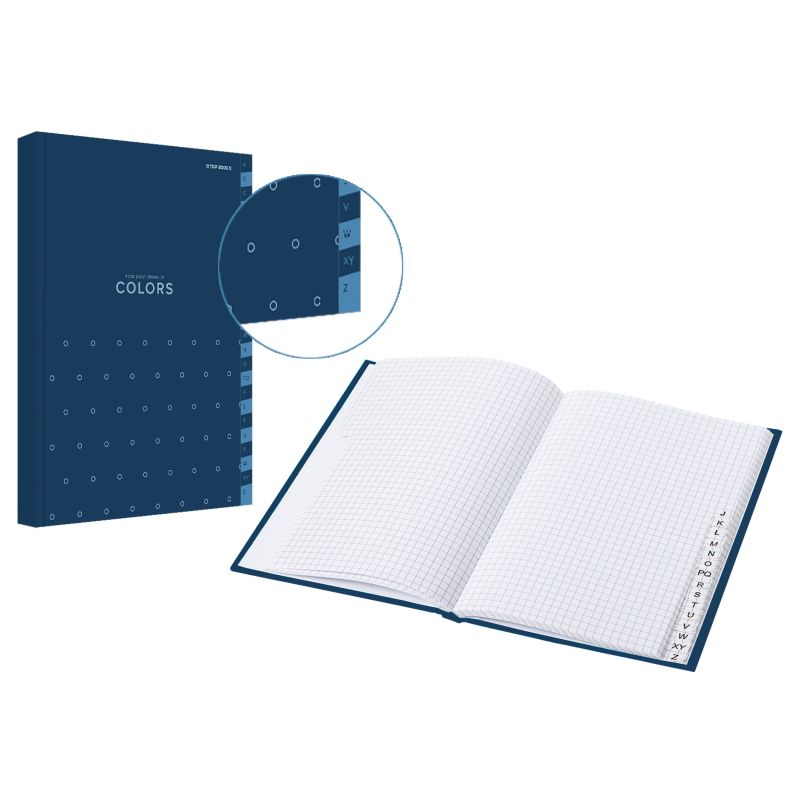 Skorowidz COLORS A5 96K kratka 400169234 TOP 2000