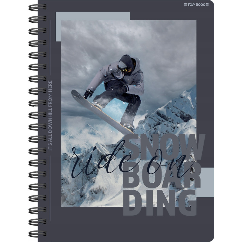 Kołozeszyt A5 80k kratka POSTER 400182023 TOP 2000